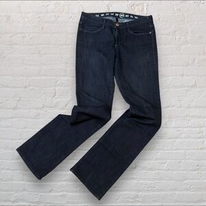 Earnest Sewn Vintage Dark Wash Low Rise Flare Jeans Size 29